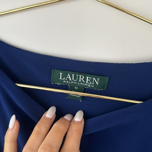 .Ralph Lauren blue twist dress - Picture 3 of 3